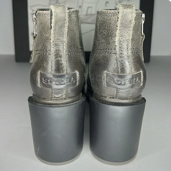 NEW! Sorel Blake Quarry Chunky Heeled Waterproof Distressed Boots Size 6… - Picture 8 of 16